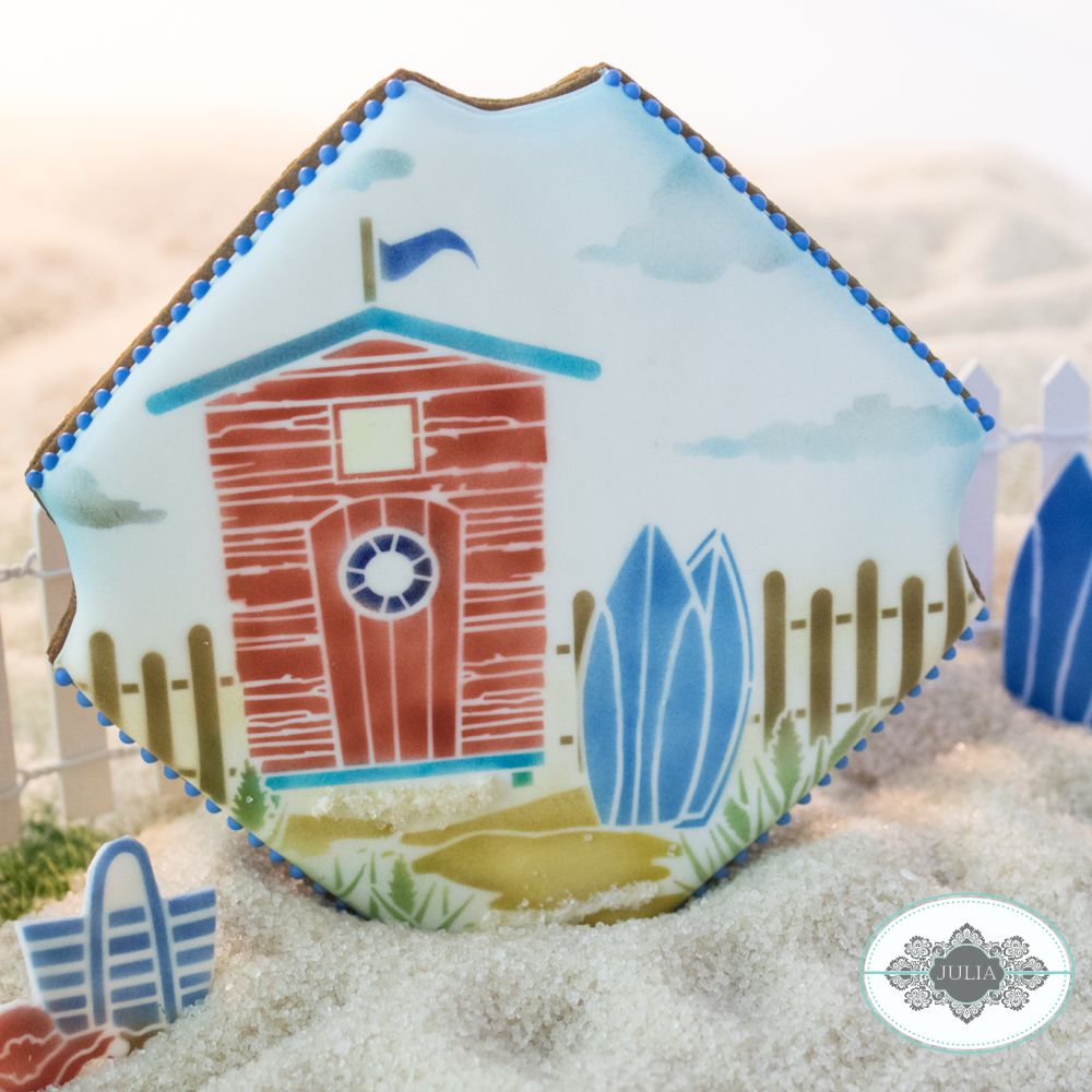 Beach Cabana Dynamic Duos Cookie Stencil Set