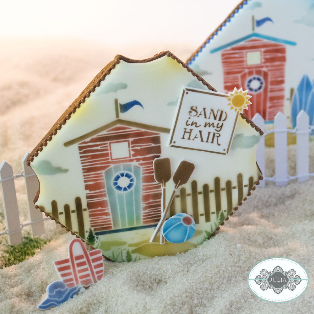 Beach Cabana Dynamic Duos Cookie Stencil Set