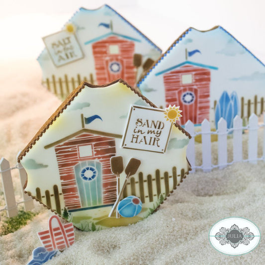 Beach Cabana Dynamic Duos Cookie Stencil Set