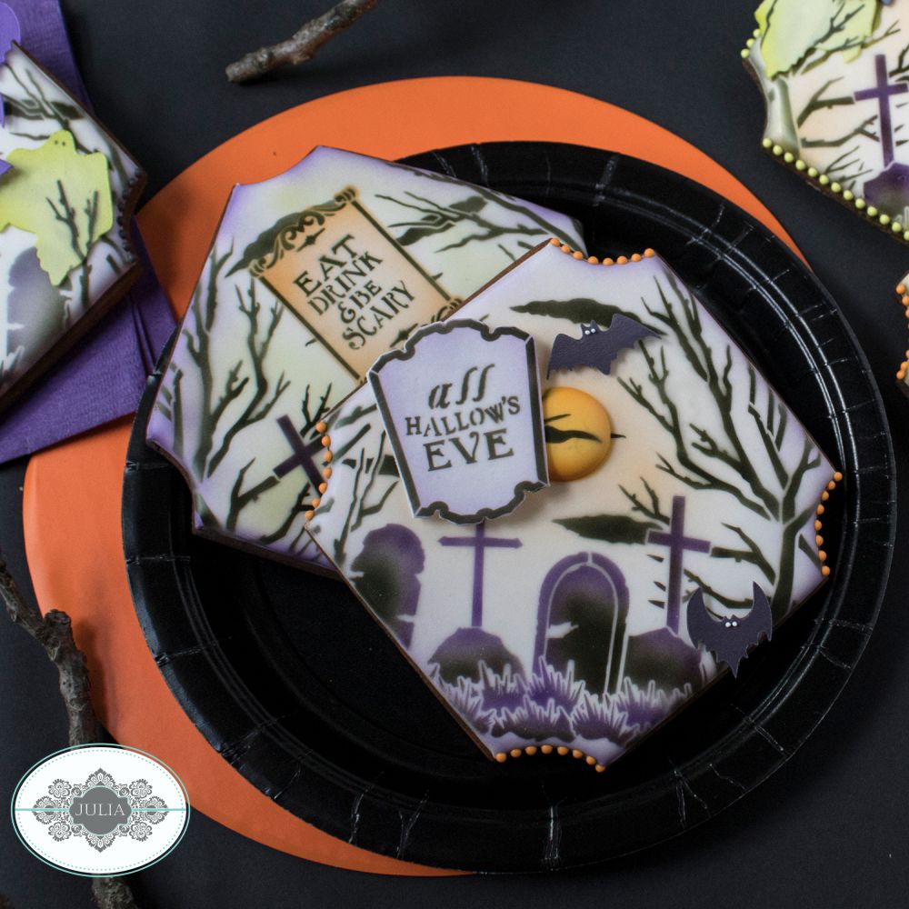 Boo To You Dynamic Duos Cookie Stencil Set