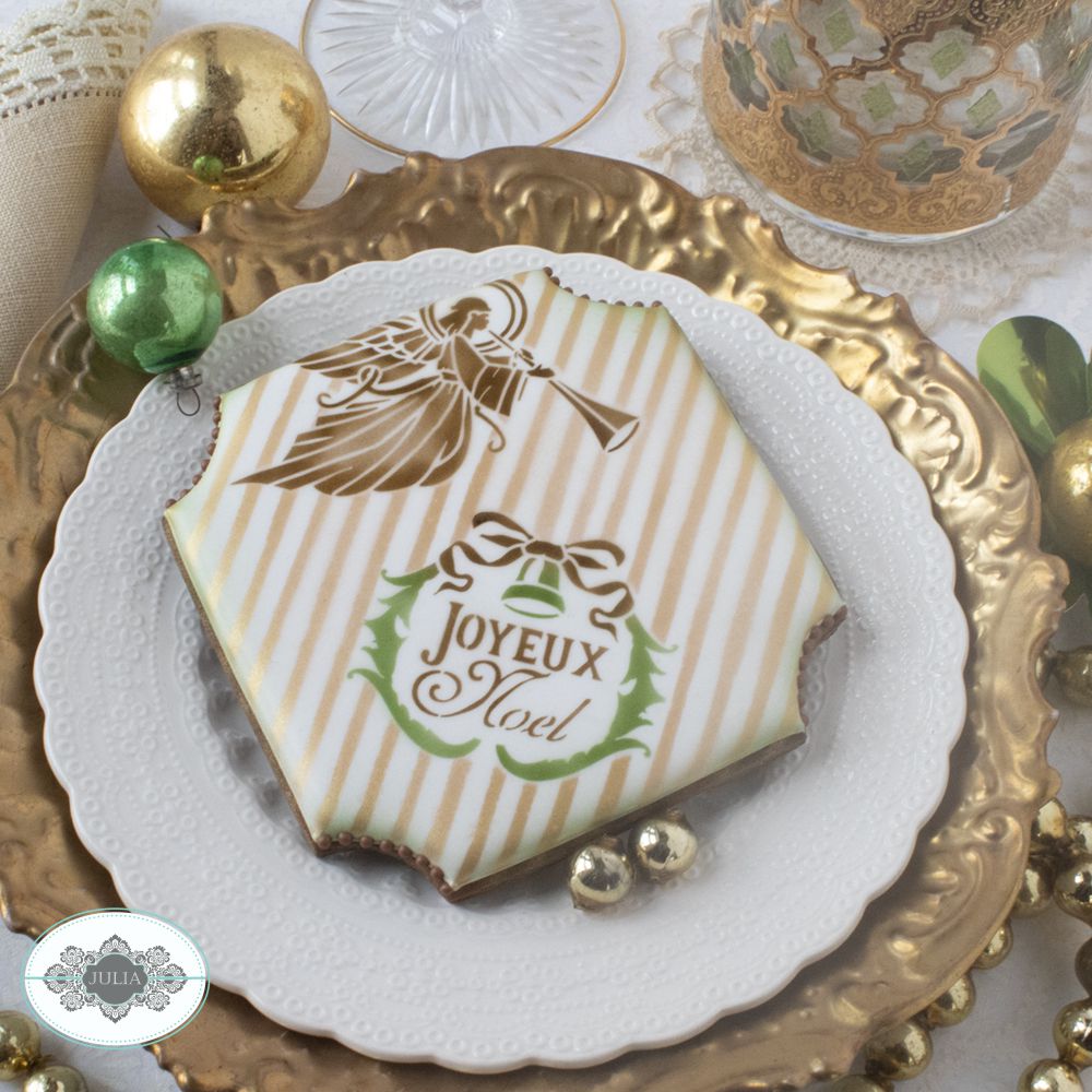 Joyeux Noel Dynamic Duos Cookie Stencil Set