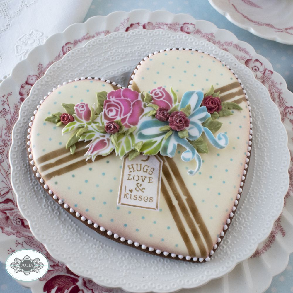 Roses are Red Dynamic Duos Cookie Stencil Set