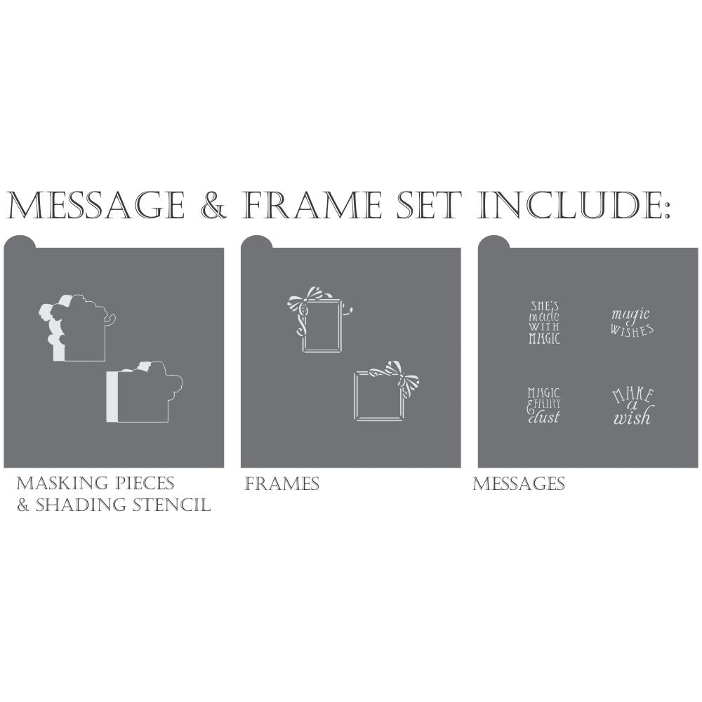 Magic Wishes Dynamic Duos Cookie Stencil Set