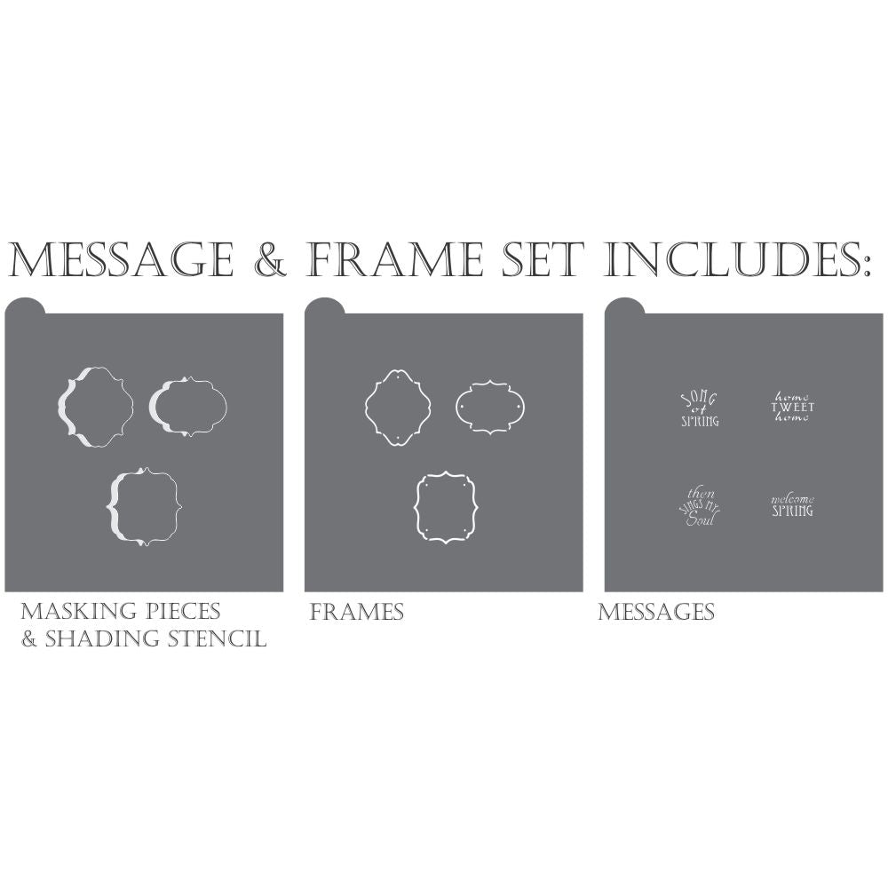 Song of Spring Dynamic Duos Cookie Stencil Set