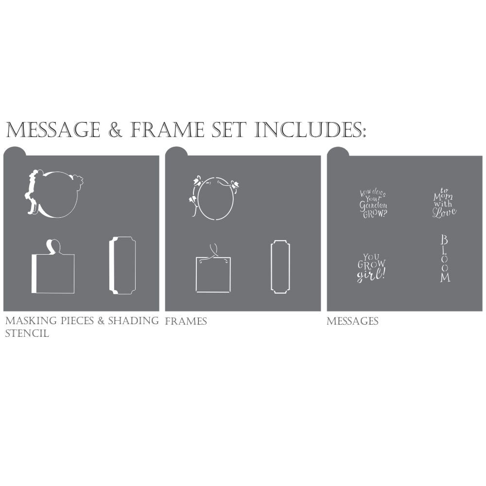 How Does Your Garden Grow Dynamic Duos Cookie Stencil Set