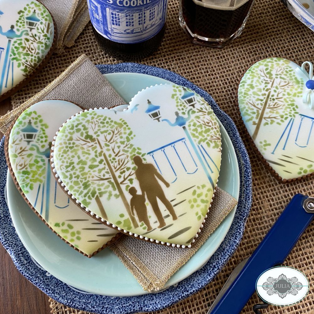 World's Best Dad Dynamic Duos Cookie Stencil Set