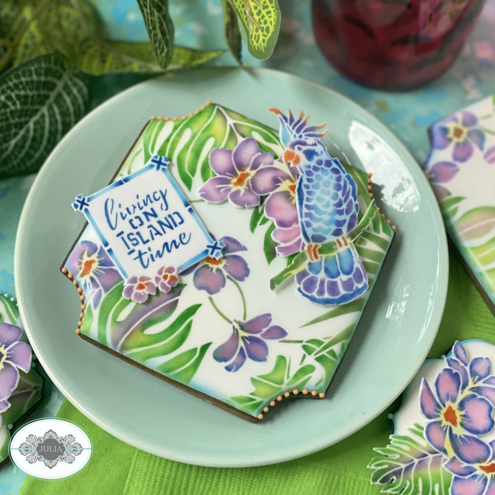 Slice of Paradise Dynamic Duos Cookie Stencil Set
