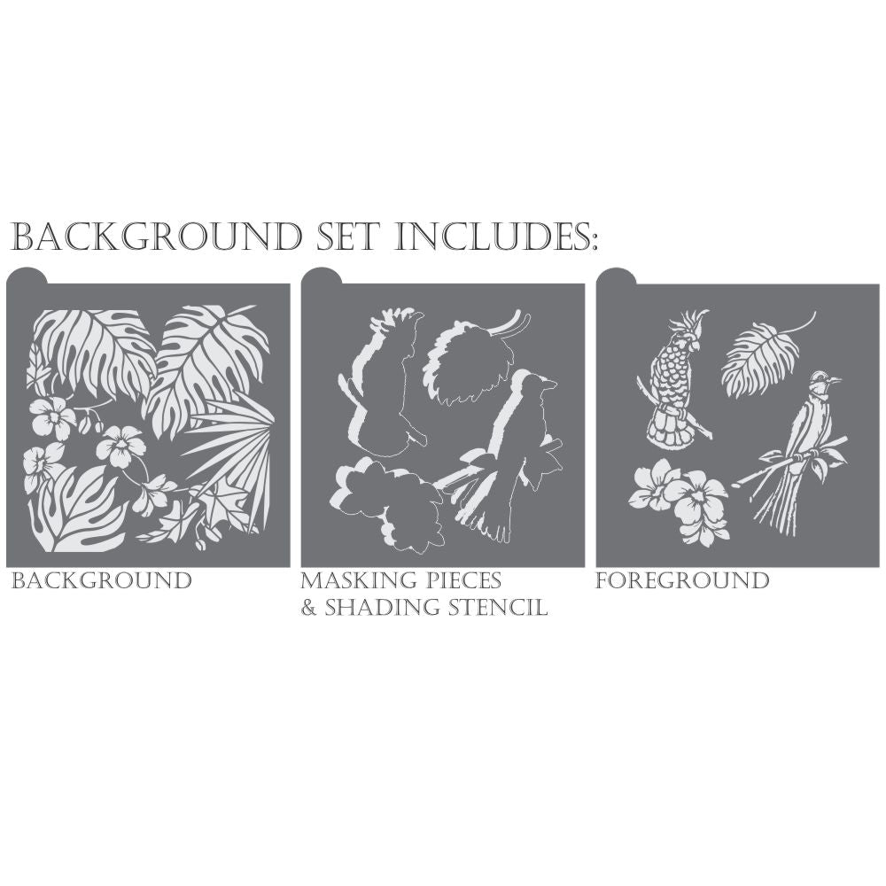 Slice of Paradise Dynamic Duos Cookie Stencil Set