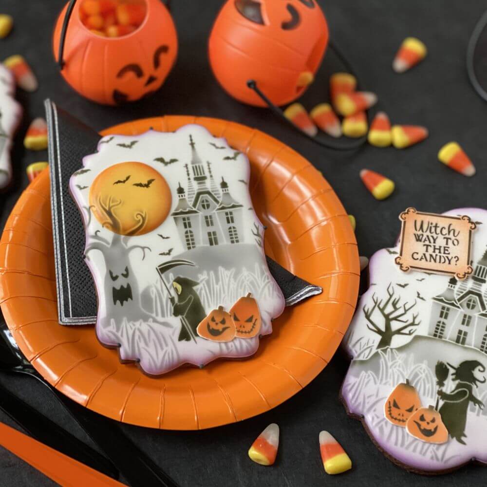 A Haunting We Will Go Dynamic Duos Cookie Stencil Set