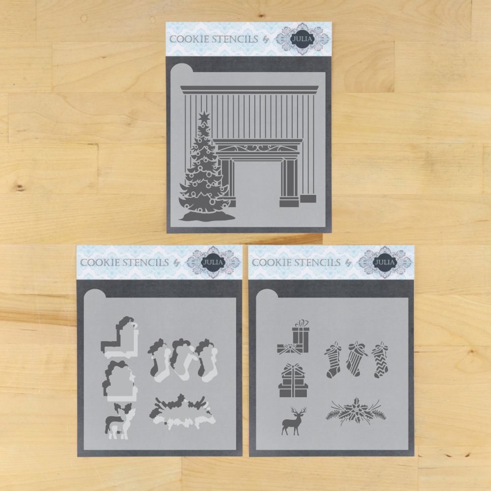 To All a Good Night Dynamic Duos Cookie Stencil Set