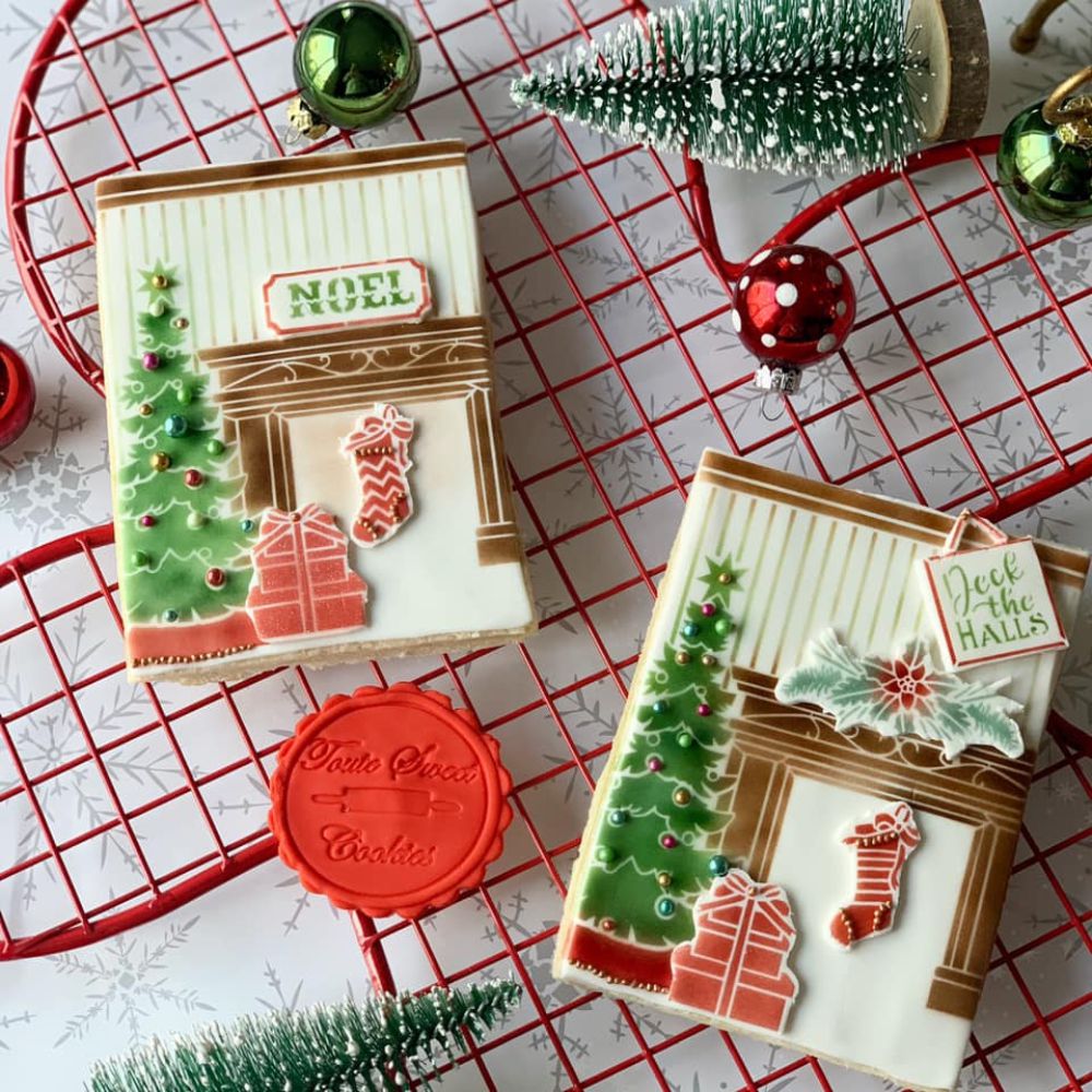 To All a Good Night Dynamic Duos Cookie Stencil Set