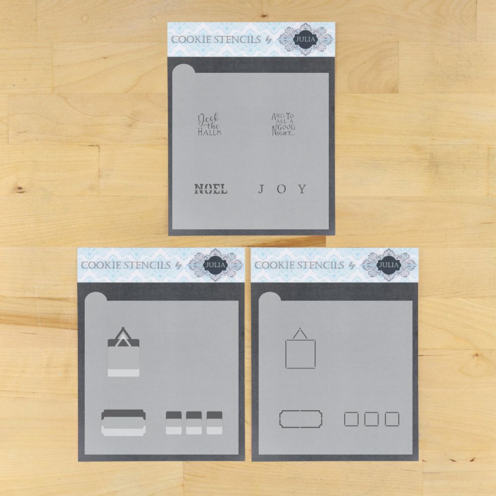 To All a Good Night Dynamic Duos Cookie Stencil Set