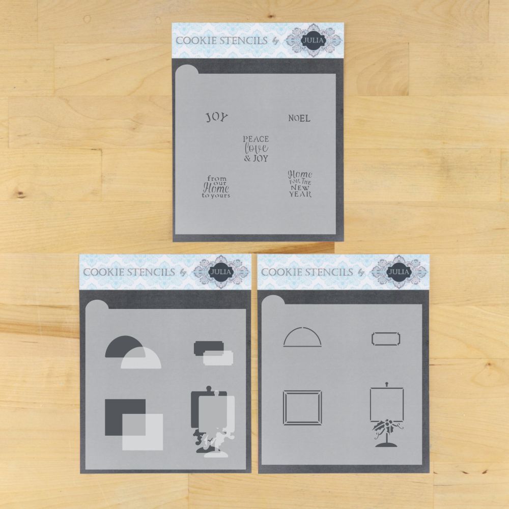 From Our Home to Yours Dynamic Duos Cookie Stencil Set