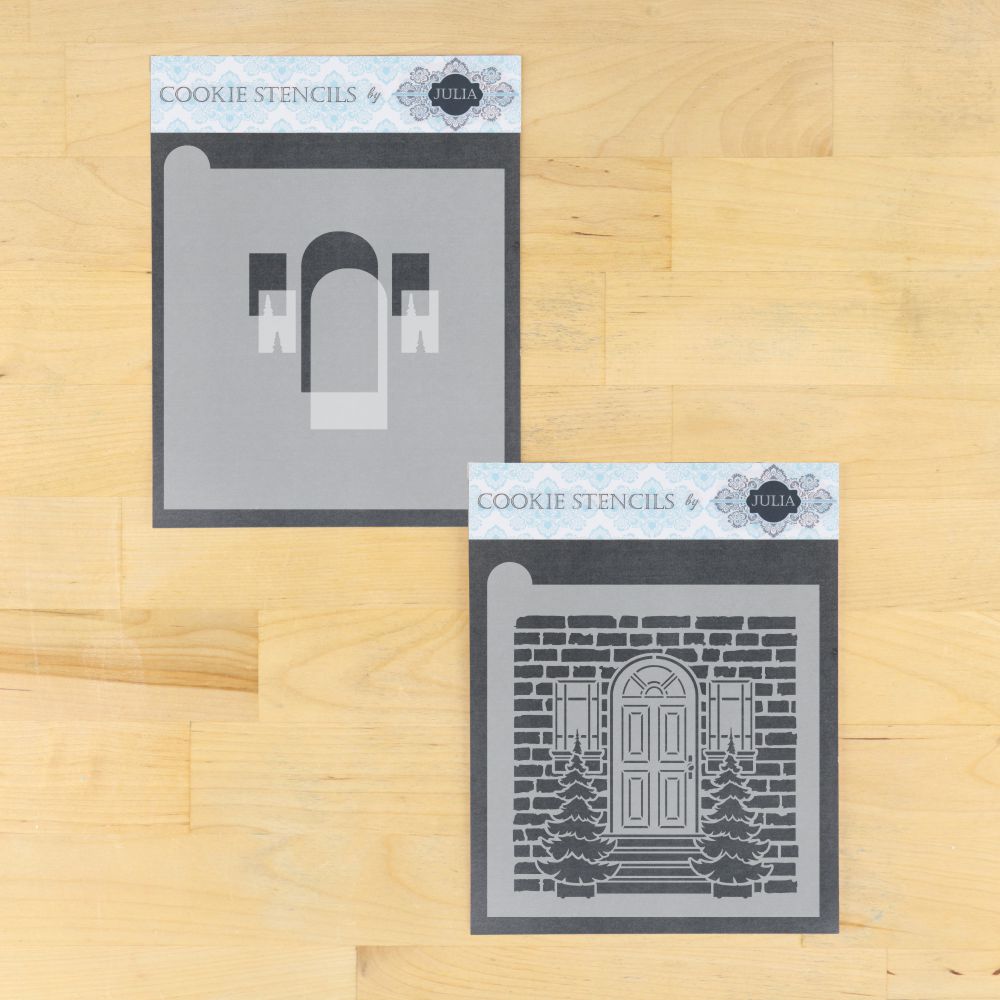Holiday Manor Dynamic Duos Background Cookie Stencil