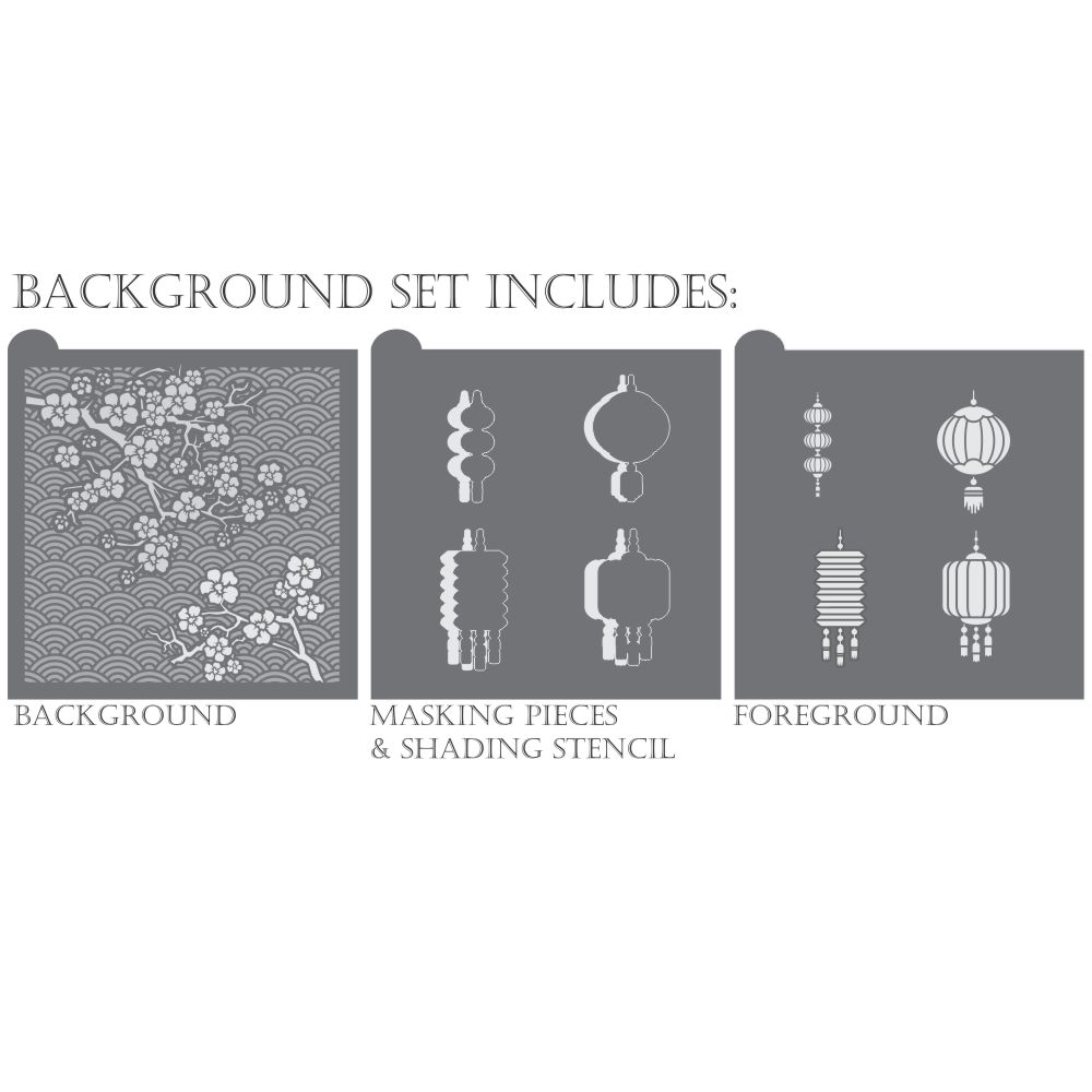 Chinese New Year Dynamic Duos Cookie Stencil Set