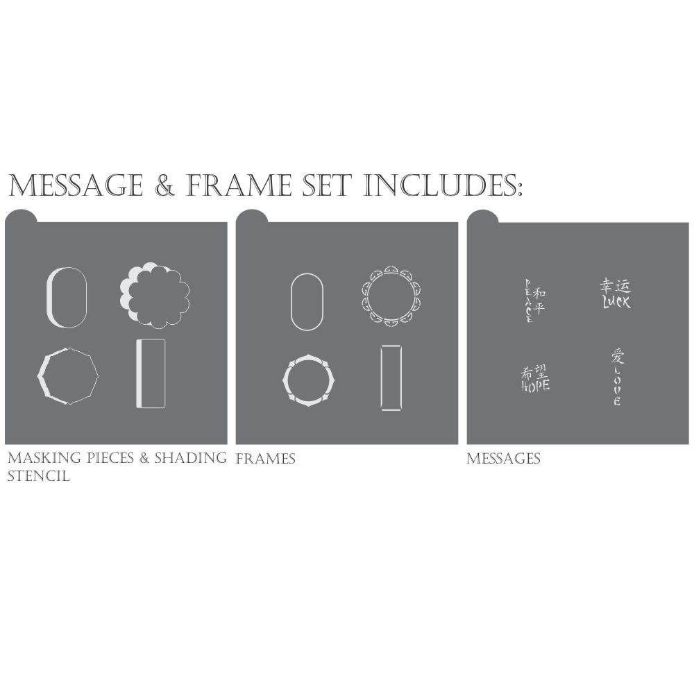 Chinese New Year Dynamic Duos Cookie Stencil Set