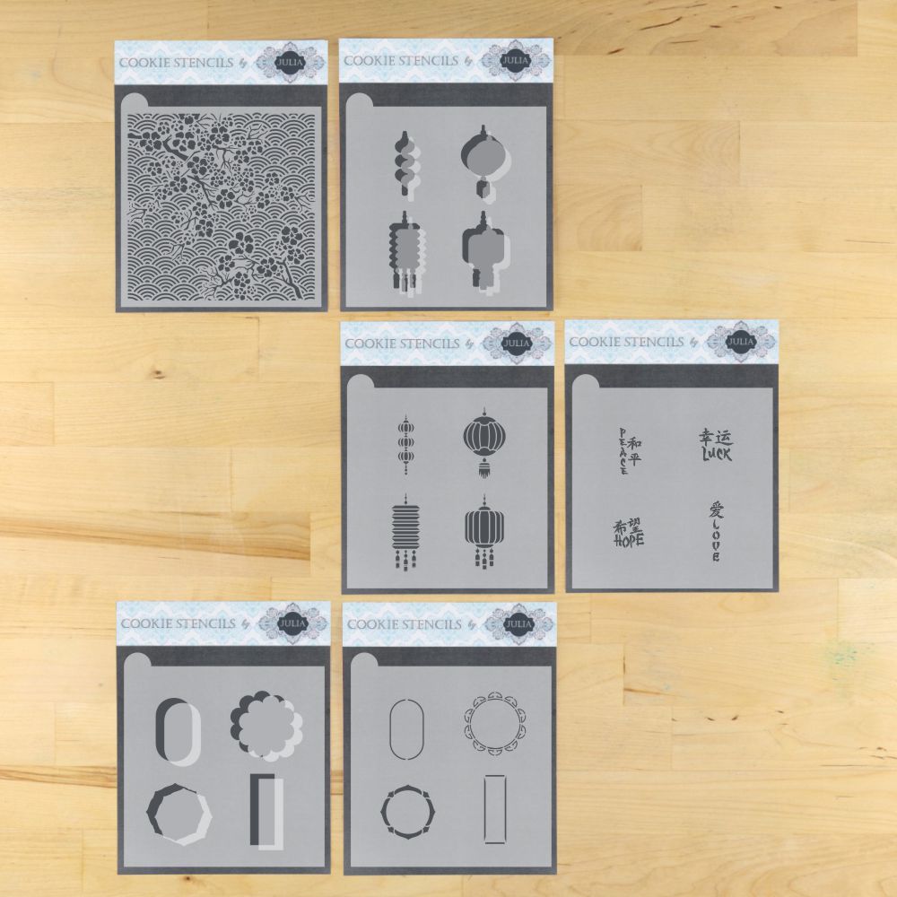 Chinese New Year Dynamic Duos Cookie Stencil Set