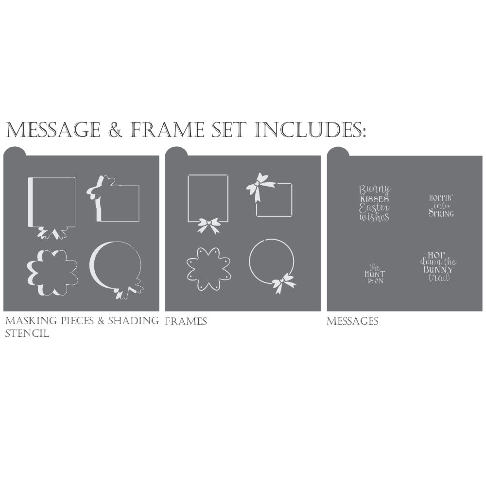 Hopping Into Spring Dynamic Duos Cookie Stencil Set