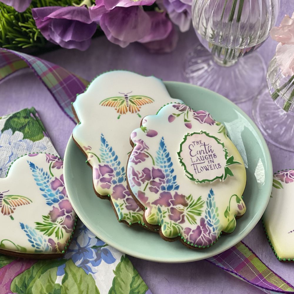 Pretty As A Flower Dynamic Duos Cookie Stencil Set