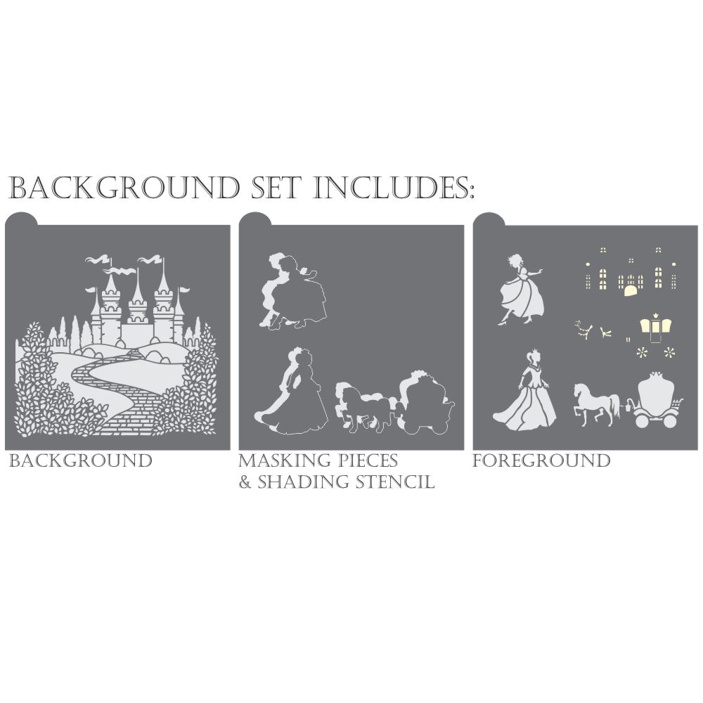 Fairest of Them All Dynamic Duos Cookie Stencil Set