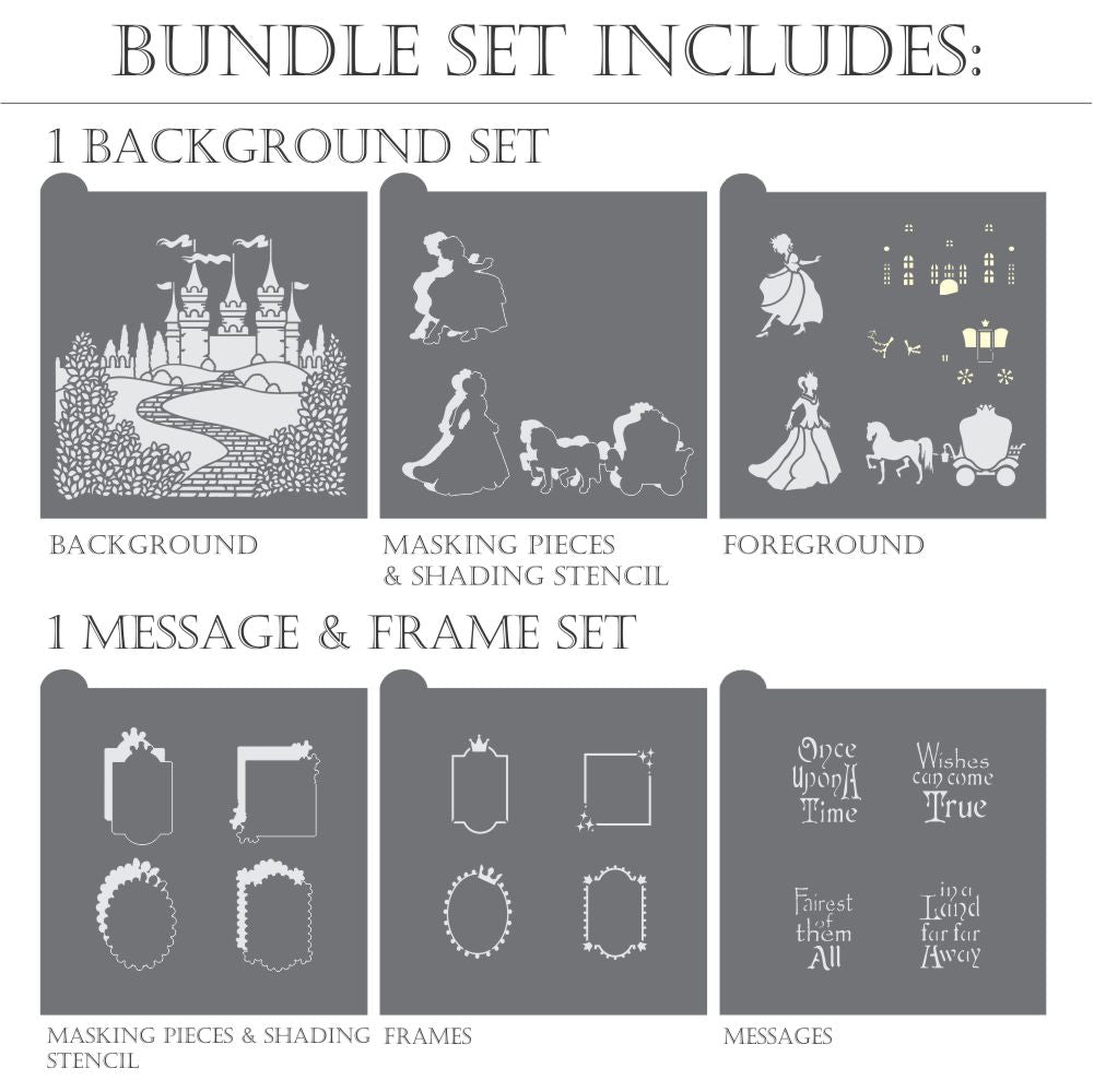 Fairest of Them All Dynamic Duos Cookie Stencil Set