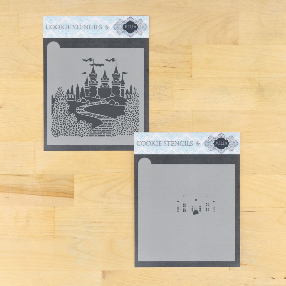 Royal Castle Dynamic Duos Background Cookie Stencil