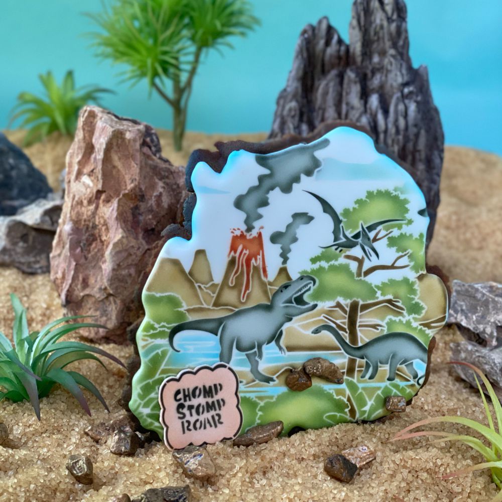 Chomp Stomp Roar Dynamic Duos Cookie Stencil Set
