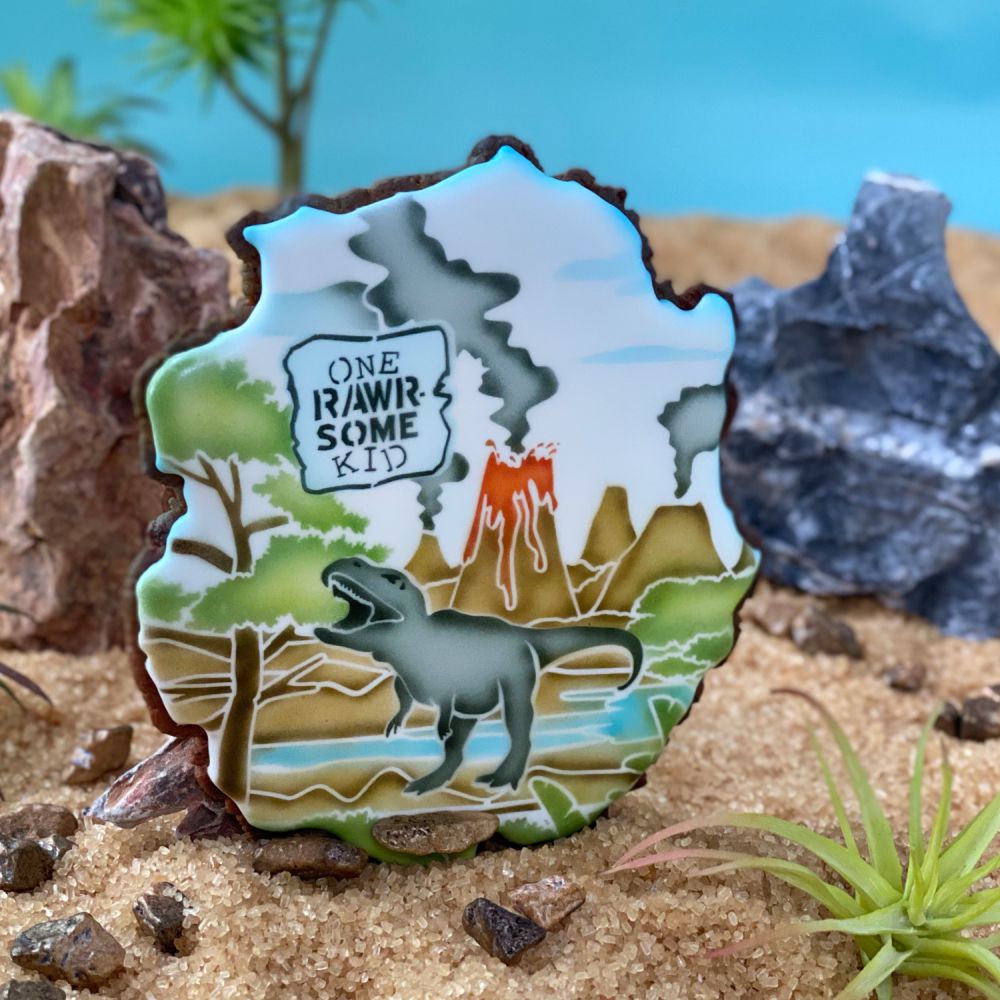 Chomp Stomp Roar Dynamic Duos Cookie Stencil Set