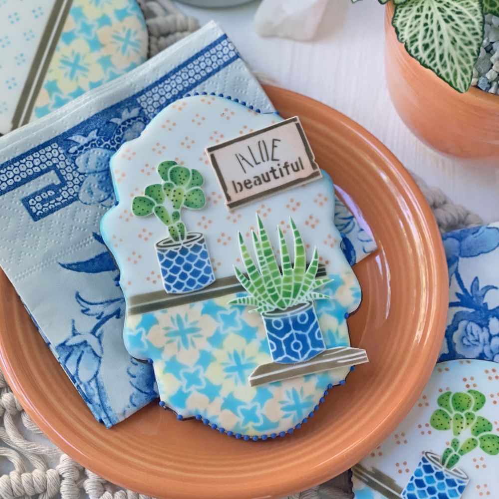 Aloe Beautiful Dynamic Duos Cookie Stencil Set