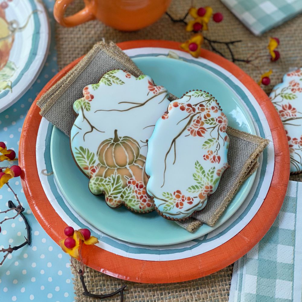 Bittersweet Bramble Dynamic Duos Background Fall Cookie Stencil