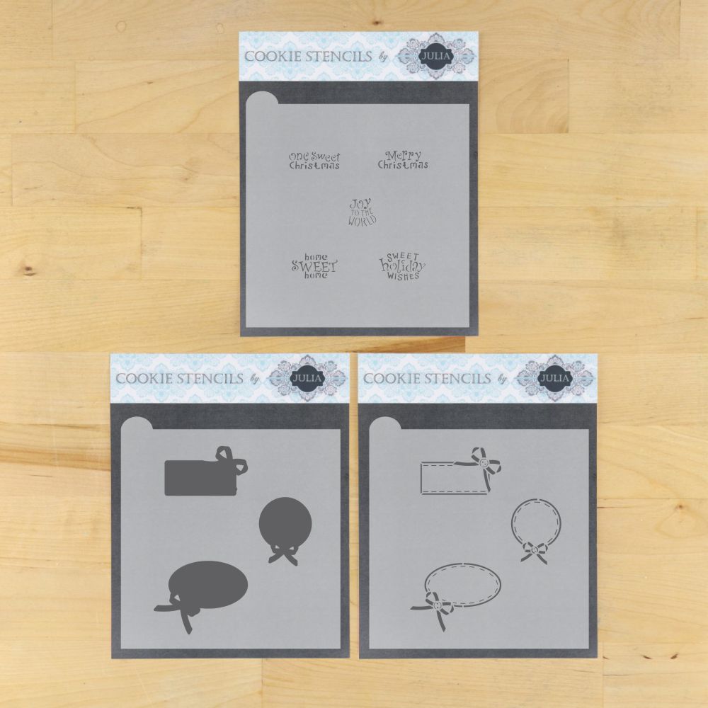 Gingerbread Village Dynamic Duos Cookie Stencil Set