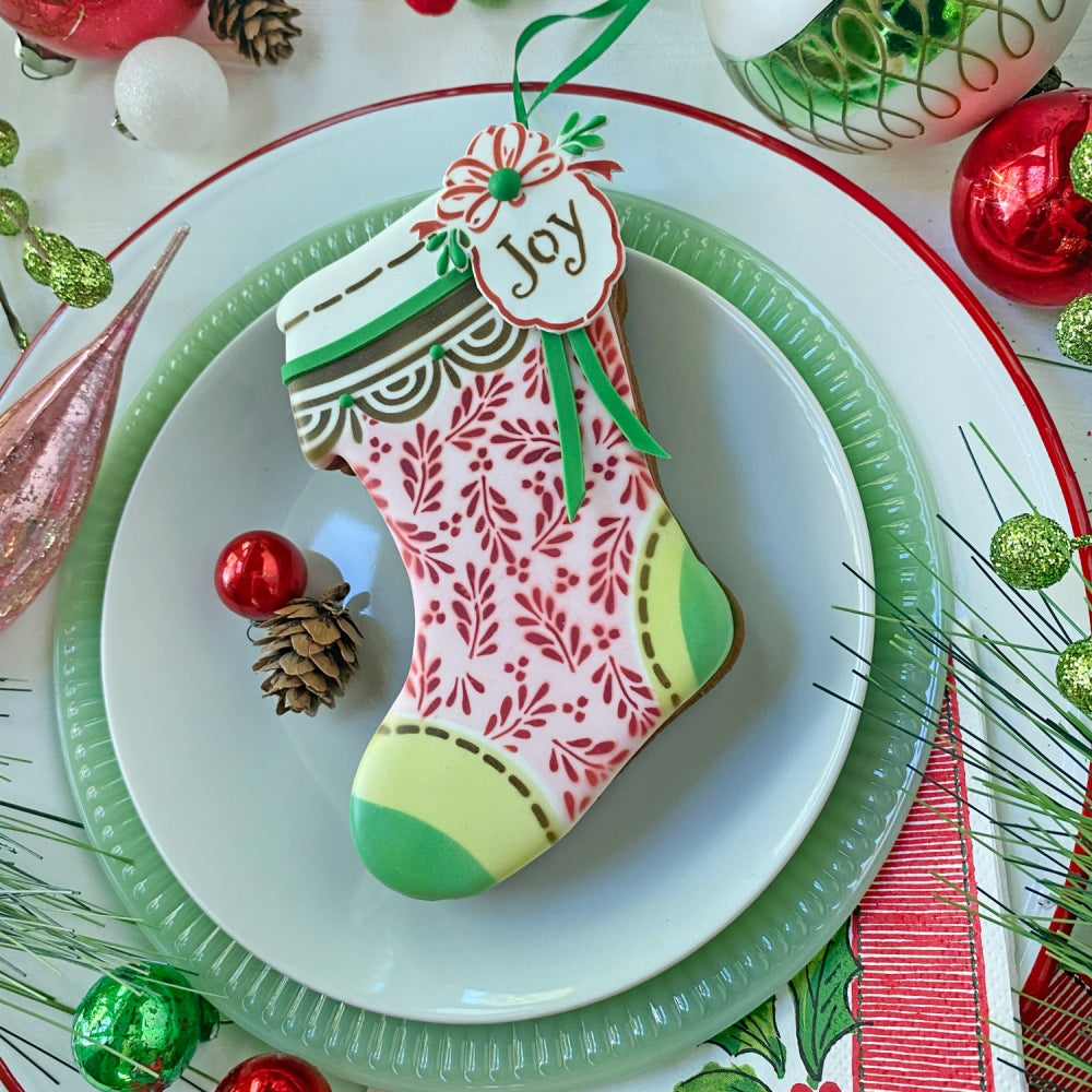 Christmas Stocking Dynamic Duos Cookie Stencil Set