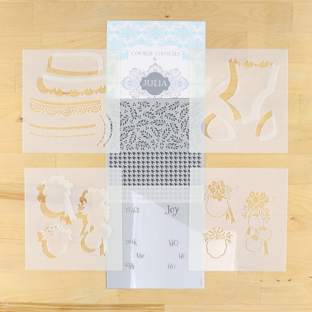 Christmas Stocking Dynamic Duos Bundled Cookie Stencil Set