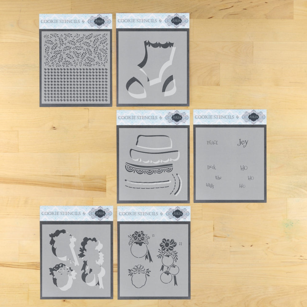 Christmas Stocking Dynamic Duos Cookie Stencil Set