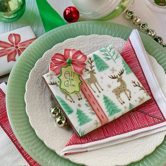 Reindeer Wrap Dynamic Duos Cookie Stencil Set