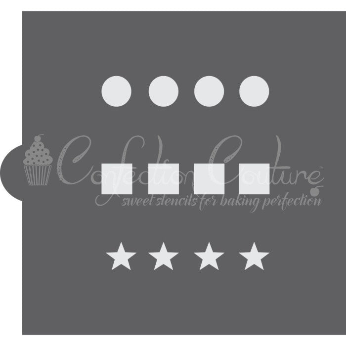 Basic Shapes Pyo Paint Palette Stencil