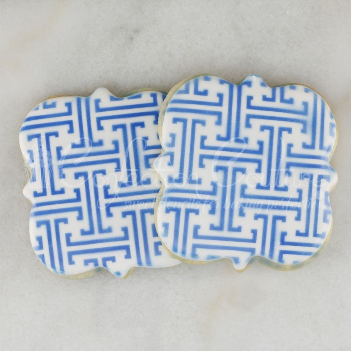 Greenwich Key Background Cookie Stencil Background