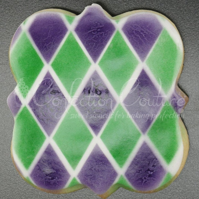 Harlequin Background Cookie Stencil Background