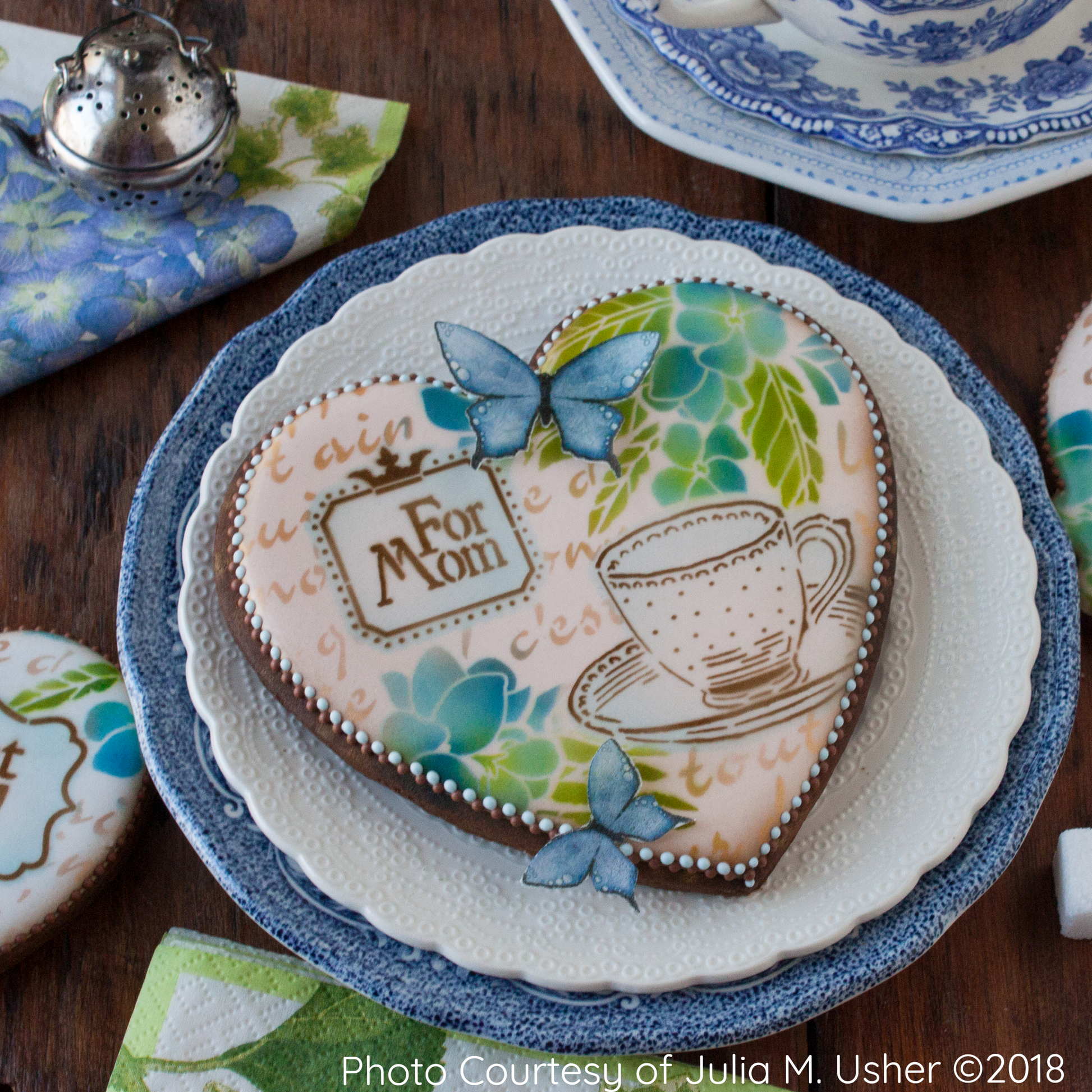 Vintage Tea Dynamic Duos Cookie Stencil Set
