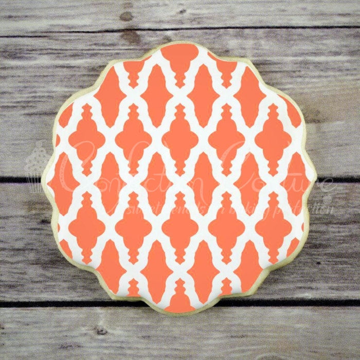 Nador Background Cookie Stencil Background