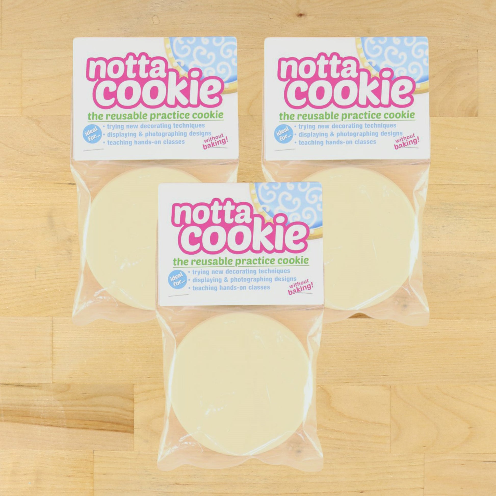 Notta Cookie Reusable Practice Cookie 3 pack