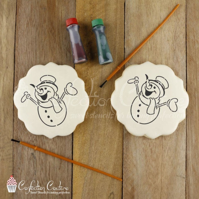 Snowman Paint Your Own Cookies