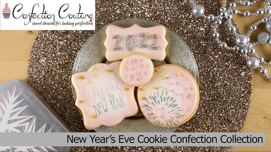 New Year's Eve Cookie Confection Collection by Confection Couture