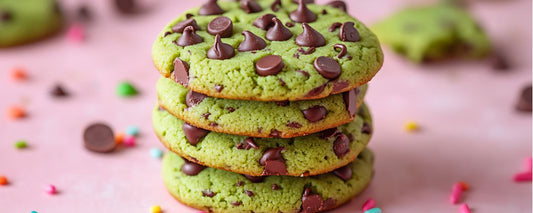 Mint Chocolate Chip Sugar Cookies