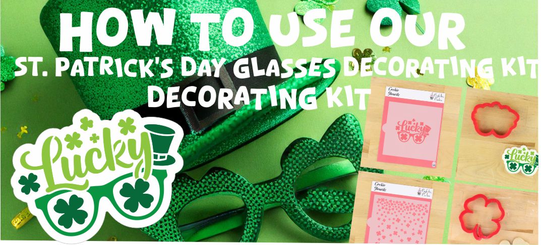  How to Use our St. Patrick's Day Sunglasses Cookie Decorating Kit