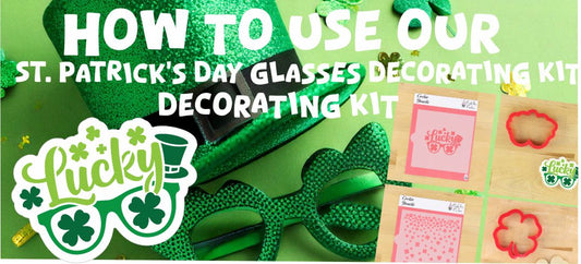  How to Use our St. Patrick's Day Sunglasses Cookie Decorating Kit