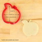 Apple Shaped Cookie Cutter
