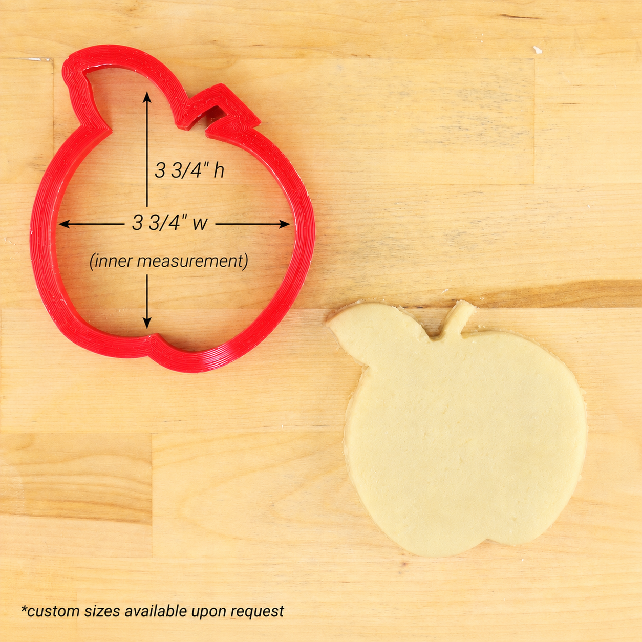 Apple Shaped Cookie Cutter
