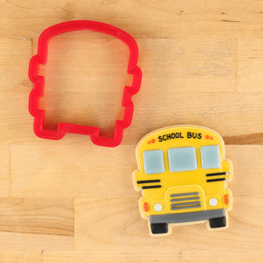 3D Printed School Bus Cutter and School Bus Shaped Cookie Cutter