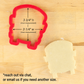Dimensions for the School Bus Cookie Cutter